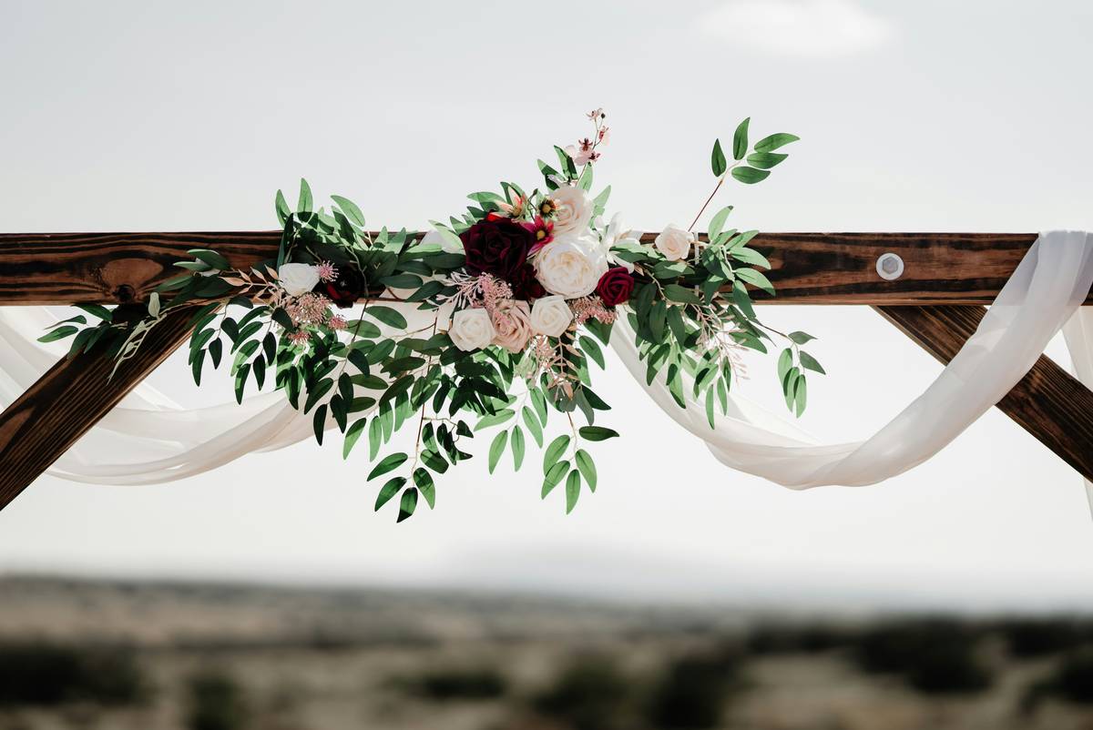 seasonal item wedding decoration how to using repurposed home linens and local botanicals